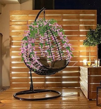 Глициния Искусственные цветы Гирлянда Цветы глицинии Подвесные украшения 12 шт.