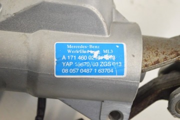 MERCEDES R171 SLK280 2008 RHD MECHANIZMUS SLOUPCE ŘÍDÍCÍ