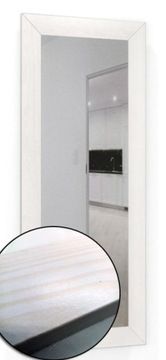 Lustro w grubej 6cm ramie MDF 100x40 modrzew