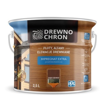 Drewnochron Extra Dąb ciemny 2.5L impregnat półmat