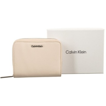 Damski Portfel Calvin Klein Must Z/A Wallet Beżowa