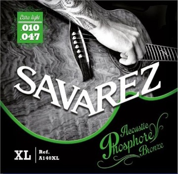 SAVAREZ A140XL do akustyka Phosphor Bronze 10-47