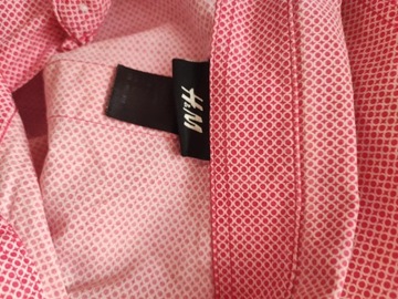 c4. H&M różowa koszula męska L