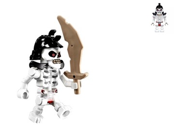 LEGO Ninjago Legacy - Kruncha + hełm + miecz ! 70665 njo504