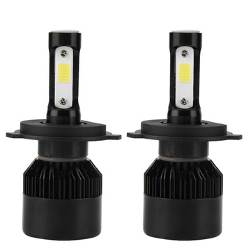 2 szt. H4 LED 36W 8000LM Reflektor samochodowy Hi/Lo Beam Żarówki C8
