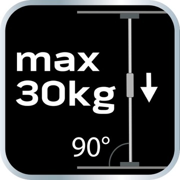 Podpora teleskopowa do płyt 115-290cm rozpierak