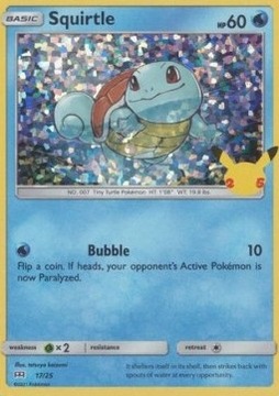 Pokemon Squirtle McDonald's 2021 HOLO