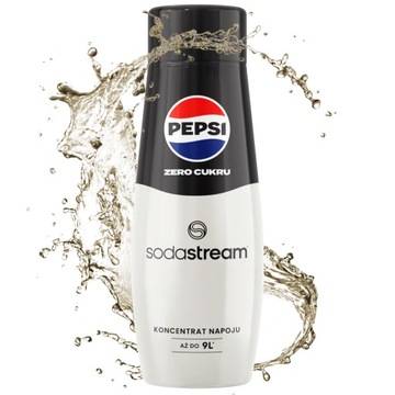 ZESTAW SYROPÓW SODASTREAM PEPSI MAX 7UP LIPTON GREEN TEA KONCENTRAT 440ML