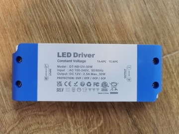 VARICART 12V 30W SLIM тонкий светодиодный мебельный блок питания