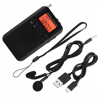 2-PASMOWE STEREO FM / PRZENOŚNE CYFROWE AM RADIO