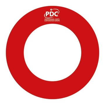 OSŁONA TARCZY DO DARTA PDC DARTS SURROUND RING RED