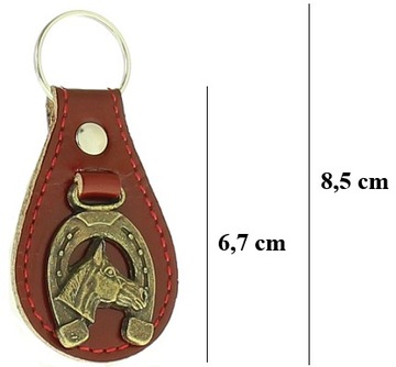 Кожаный брелок-подвеска - LEATHER COLORS