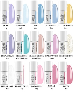 YOSHI HYBRID POLISH СМЕСЬ ЦВЕТОВ НА ВЫБОР ИЗ 6 МЛ
