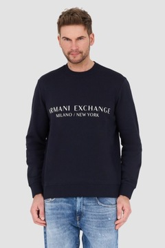 ARMANI EXCHANGE Granatowa bluza XXL