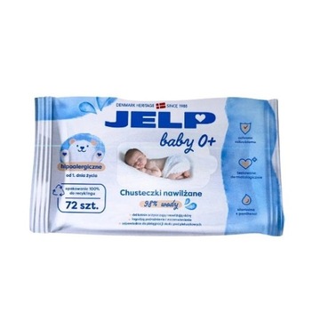 Chusteczki nawilżane jelp baby 0+
