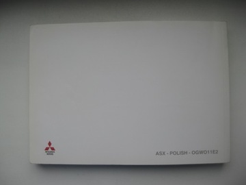 MITSUBISHI ASX 2010-2016 Руководство польское, оригинал, 2010 г.