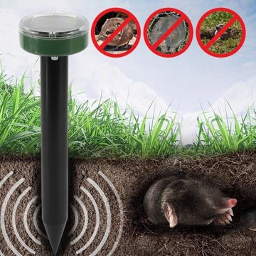 СОЛНЕЧНЫЙ ОТПУСКАТЕЛЬ КРОТОВ, ПОЛЕВОК, ГРЫЗУНОВ, УЛЬТРАЗВУКОВОЙ ДЛЯ САДА