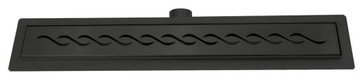 X-HOME LINEAR DRAIN 100 BLACK WAVE LOW
