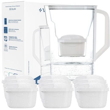 DZBANEK FILTRUJĄCY WESSPER 2,7L + 10 FILTR AQUAMAX