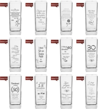 Ваза с гравировкой ПОДАРОК ​​на годовщину свадьбы 5 25 50