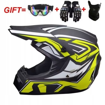 KASK MOTOCYKLOWY OFF-ROAD ENDURO MOTOCROSS,L, L