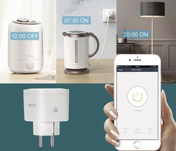 Умная розетка SMART PLUG ваттметр WiFi розетка ПРОГРАММАТОР