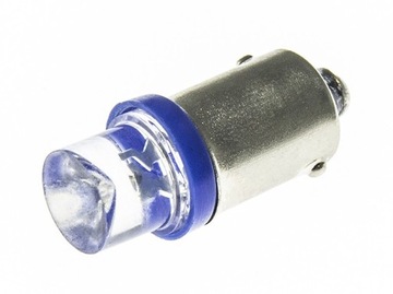Żarówka LED T4W Ba9s 9mm 12V DC Niebieski