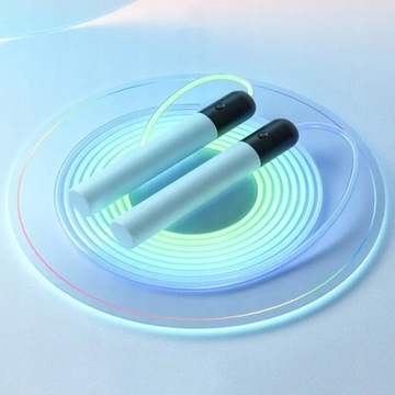 РЕГУЛИРУЕМАЯ ДЕТСКАЯ СКАКАЛА, СВЕТОДИОДНАЯ ПОДСВЕТКА, 280СМ