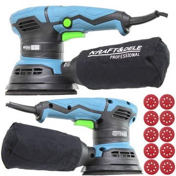 ЭКСЦЕНТРИЧЕСКАЯ ШЛИФОВАЛЬНАЯ МАШИНА 125 мм, 1200 Вт KD