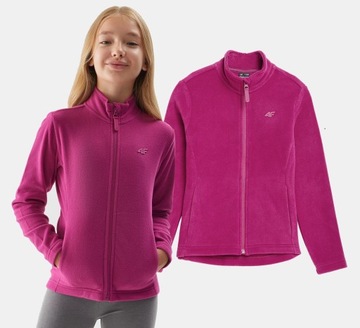 4F POLAR DZIEWCZĘCY ROZPINANY BLUZA DZIECIĘCA