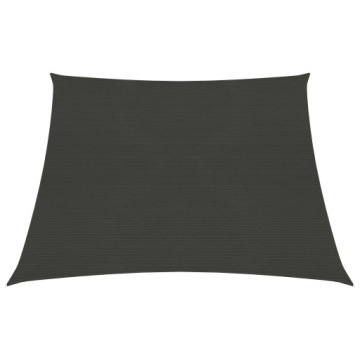 Тент от солнца, 160 г/м², антрацит, 4/5x3 м, HDPE