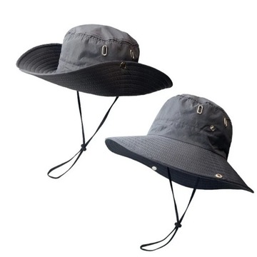 Темно-серая туристическая шапка Sunshine Fisher Bucket Hat 54-60см