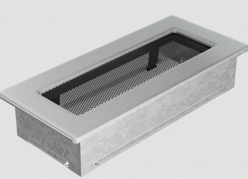 Решетка вентиляционная каминная 17х37, полированная