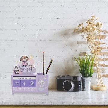 Мини Декор Заметки Календарь Деревянный Орнамент