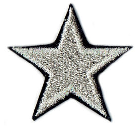 Aplikacja Gwiazda Star Srebrna Termo NASZYWKA 1619