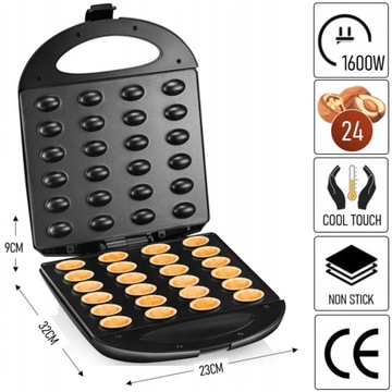 ЭЛЕКТРИЧЕСКИЙ АРАХИСОВЫЙ ТОСТЕР 24 ОРЕХА, ЧЕРНЫЙ, XXL