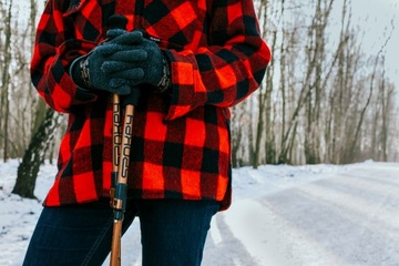 Трекинговые палки Spokey QUICK, 4 алюминиевых сегмента