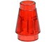 LEGO Cone -stożek 1x1 (4589b) p.czerwony 10szt