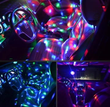 ДИСКО-СВЕТОДИОДНЫЙ ШАР RGB ПРОЕКТОР ДИСКО-ЛАЗЕРНЫЙ ПОЛЕТ + ДИСТАНЦИОННОЕ УПРАВЛЕНИЕ ДЛЯ ВЕЧЕРИНКИ