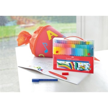 Flamastry Faber-Castell CONNECTOR 80szt. PREZENT