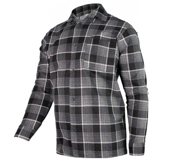 KOSZULA ROBOCZA SZARA KRATA BAWEŁNIANA XXL 2XL