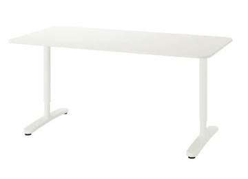 BEKANT biurko z regulacją wysokości, biały 160x80cm