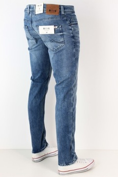 MUSTANG OREGON TAPERED SLIM SPODNIE JEANS _ W34 L36