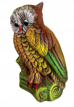 Садовая декоративная фигурка совы 33х20х15см, польское производство