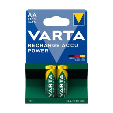 2x Akumulatorki baterie VARTA AA 2100mAh HR6