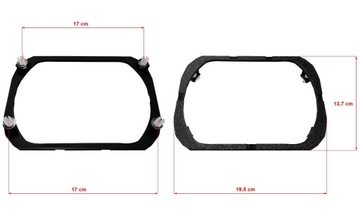 РАМКА ПЕРЕДНЕГО СВЕТОДИОДНОГО ФОНАРЯ 5X7