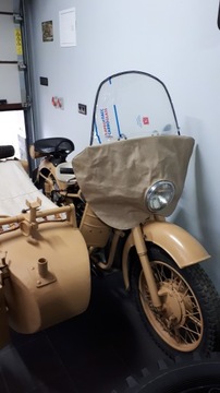 ДНЕПР УРАЛ К-750 МВт-750 М-72 ОБТЕКАТЕЛЬ МОТОЦИКЛА, ХОЛСТ