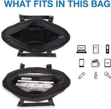 Bagsmart Женская сумка-шоппер, большая сумка через плечо, с ручкой, сумочка