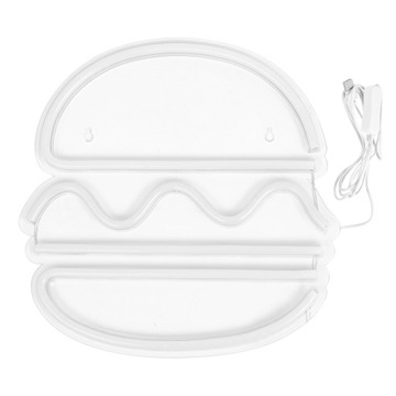 WYSTRÓJ RESTAURACJI W KSZTAŁCIE BURGERA NEON LED