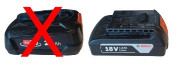 Адаптер аккумулятора Bosch Professional 18 В для Parkside